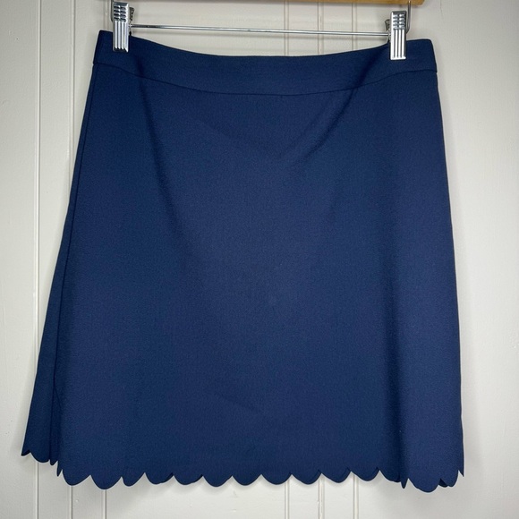 Banana Republic Blue Scallop Hem skirt - Picture 2 of 8
